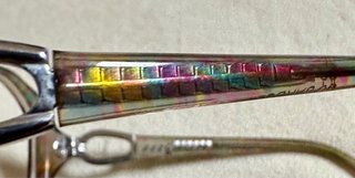 Años 70 gafas Barbudo tutti-frutti, mujer. Nuevas.
