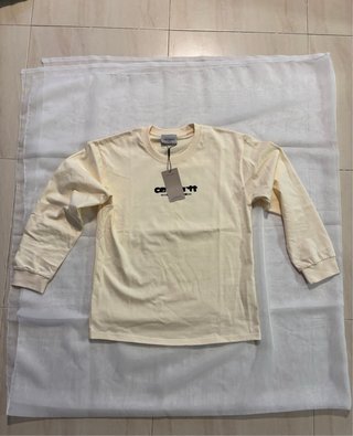 Camiseta Carhartt Manga Larga Beige