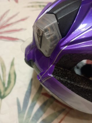 Casco Bici Morado Mujer
