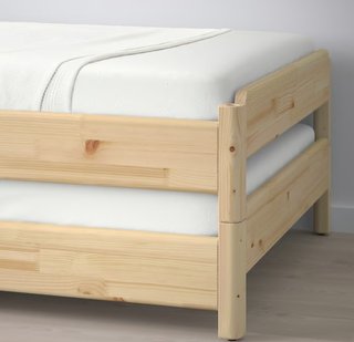 Cama apilable IKEA UTÅKER Pino 80x200