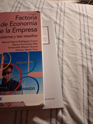Factoría de economía de la empresa problemas y ...