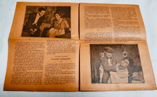 Folleto Argumental Cine Mudo - 1917