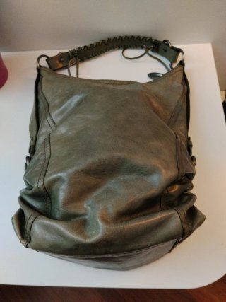Bolso Piel Francesco Biasia Verde Oliva