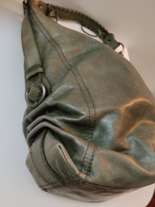 Bolso Piel Francesco Biasia Verde Oliva