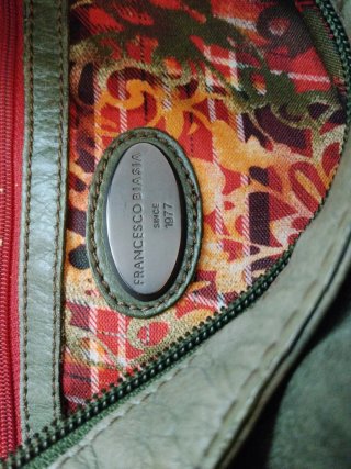 Bolso Piel Francesco Biasia Verde Oliva