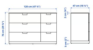 Cajonera Ikea Nordli Blanca