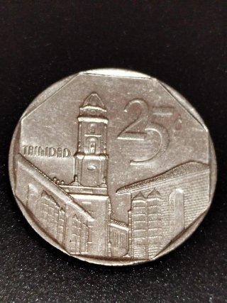 Moneda 25 Centavos Cuba Trinidad