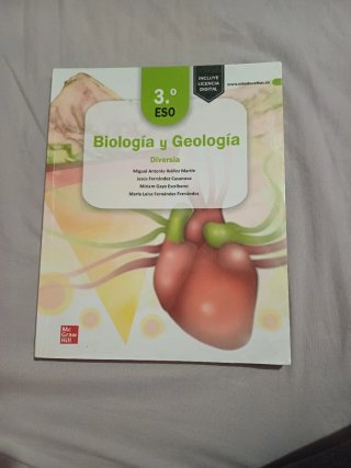 Biología y Geología, 3o ESO.