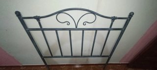 Cabecero de Forja Negro 105cm