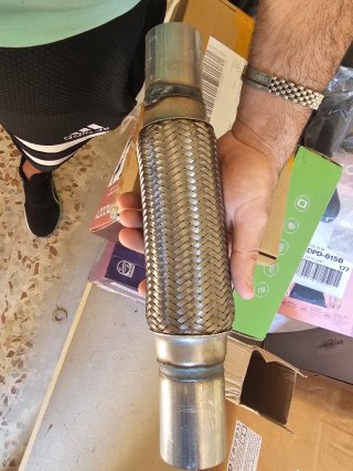 Tubo Flexible de Escape de Acero Inoxidable
