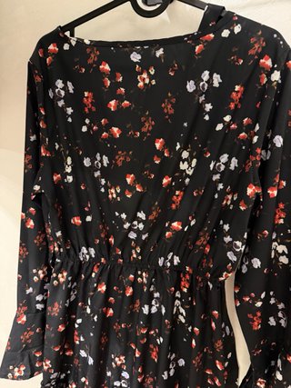 Vestito corto a fiori