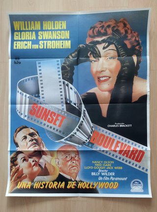 2 Carteles de Cine: Casablanca y Sunset Boulevard
