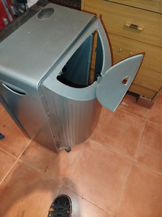 Estufa de gas gris