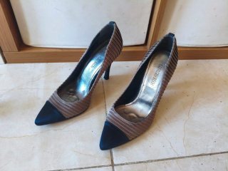 Zapatos de tacón Georges Rech grises y negros