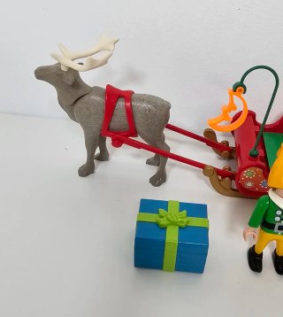 Trineo de Navidad Playmobil con reno