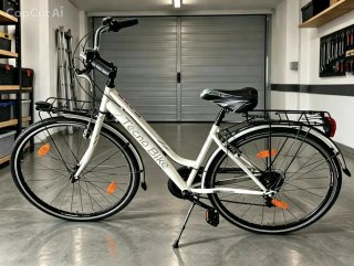 Bicicletta Donna Tecno Bike Bianca