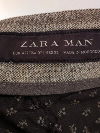 Pantalón Gris para Hombre ZARA