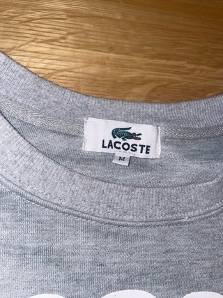 Sudadera Lacoste gris