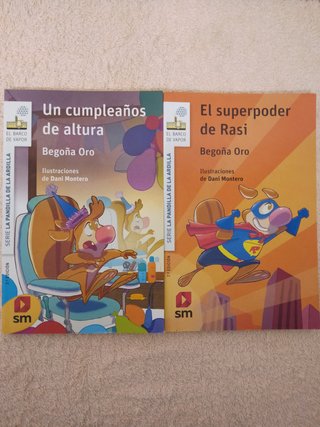 LOTE (II) 8 LIBROS DE RASI (9-16) + 1 PELUCHE
