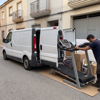Transporte de cinta de correr San Vicente