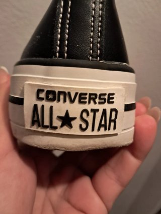 Zapatillas Converse Negras y Blancas Talla 39