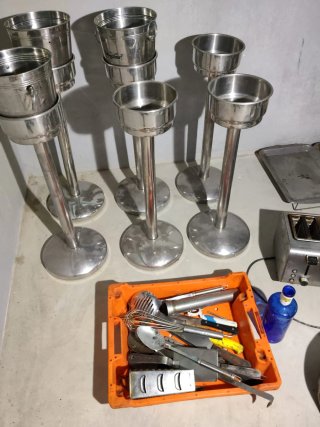 Lote de utensilios de cocina para hostelería