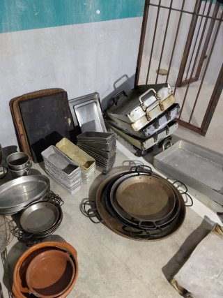 Lote de utensilios de cocina para hostelería