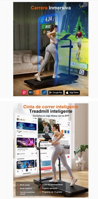 Cinta de Correr Plegable