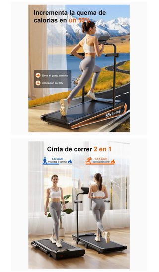 Cinta de Correr Plegable