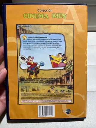 DVD Fievel Va Al Oeste Nueva sin Uso