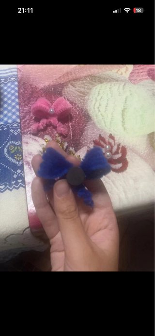 Set 4 decorazioni fatte a mano