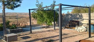 Pérgola de Metal Negra