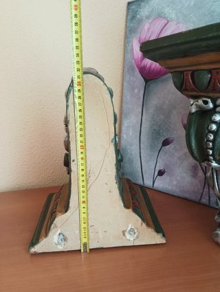 Pareja de ménsulas vintage madera