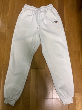 Pantalón de chándal blanco