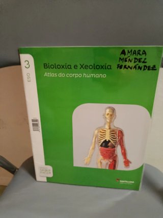Libro de texto de Bioloxía e Xeoloxía de 3°.  ESO
