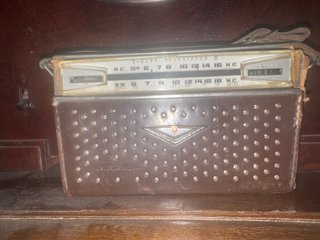 Radio portátil Transistor B - Marrón/Plata