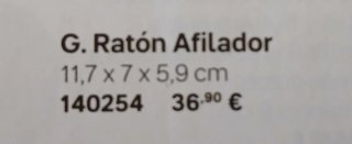 Afilador de cuchillos Tupperware