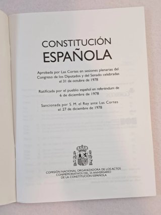 Constitución Española 25 Aniversario BOE 2003
