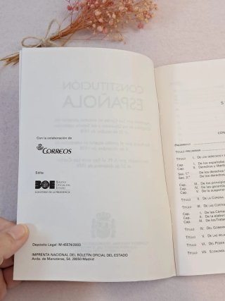 Constitución Española 25 Aniversario BOE 2003