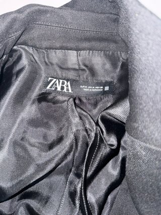 Blazer Americana Zara Negra