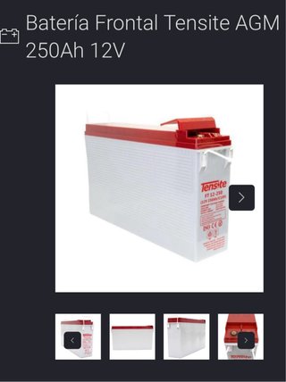 Se vende bateria sin abrir