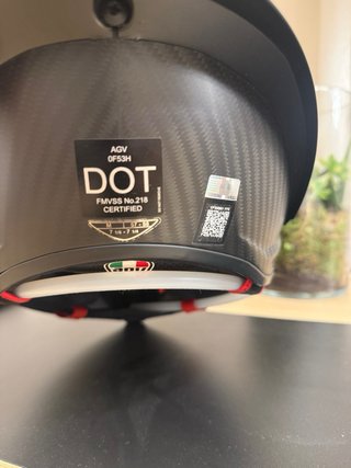 Casco Moto Agv Fibra Carbono