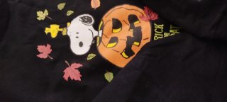 Sudadera Negra Snoopy Halloween