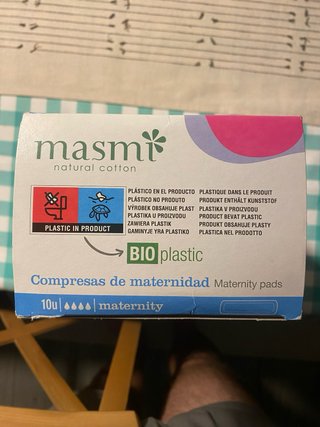 Compresas de Maternidad Masmi Natural Cotton