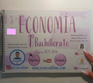 Libro Economía 1 Bachillerato (econosublime)