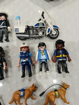 Lote policía americana Playmobil