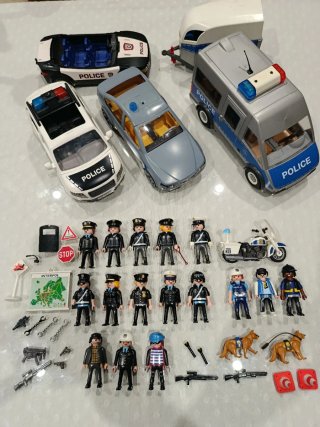 Lote policía americana Playmobil