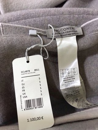 Abrigo Gabardina 100% Cashmere Falconeri