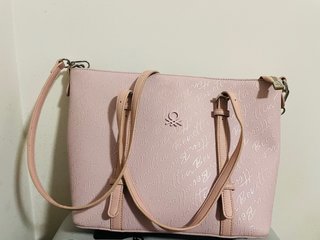 Bolso Benetton Rosa