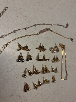 Lote de Pendientes y Cadenas